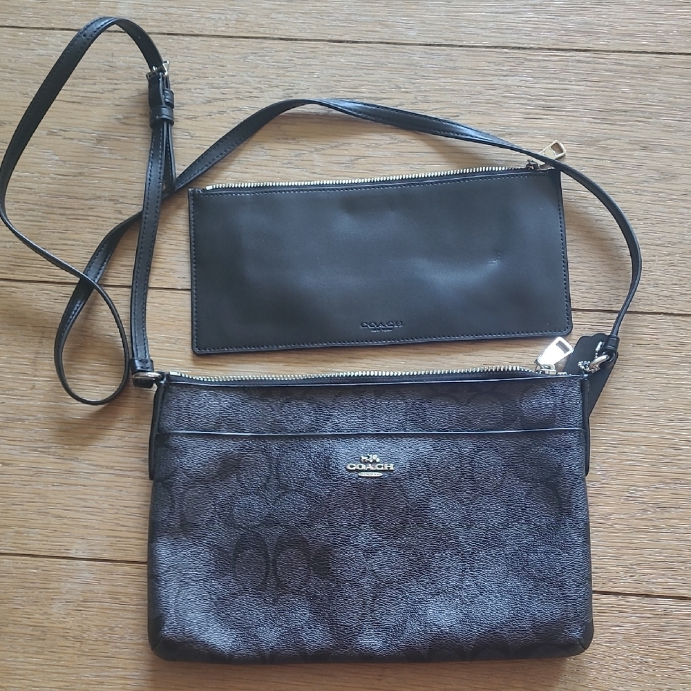 Coach Black Signature Crossbody Bag